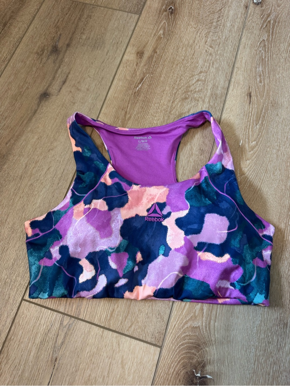 Reebok Women's Size Large Impact Reflex Sports Bra